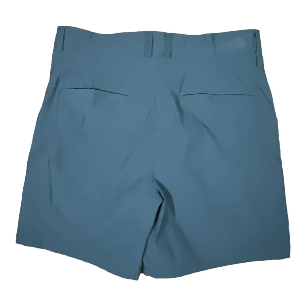 North Face Shorts Mens 34 Chino Casual Outdoors Hiking Pockets Blue Stretch Camp